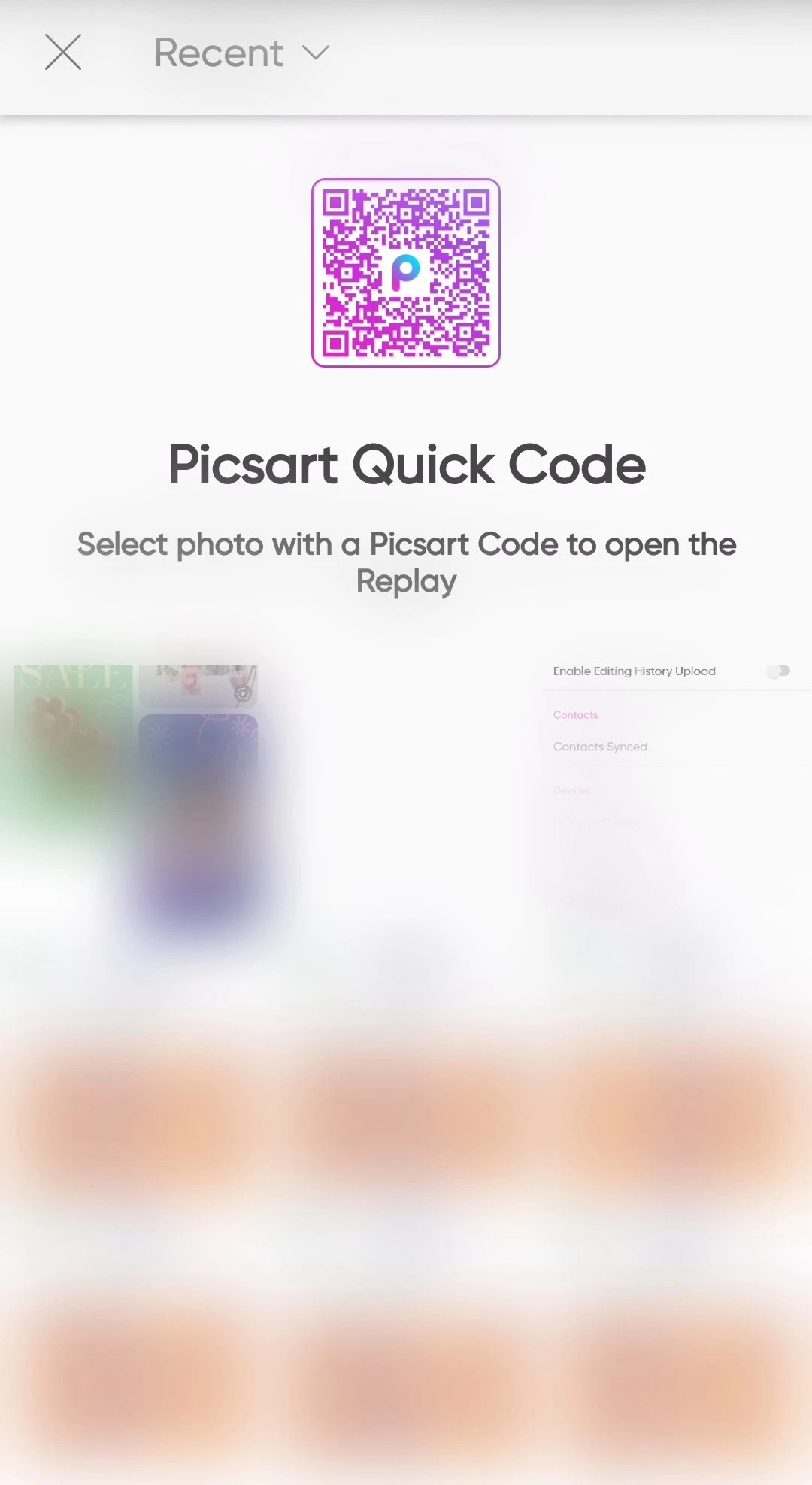 Picsart QR Code